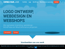 Tablet Screenshot of dreamlab.nl